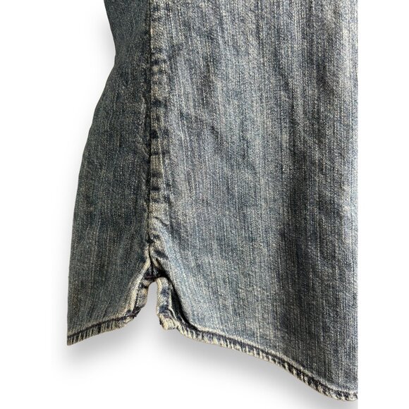 Textile Elizabeth & James Blue Austin Sleeveless Top - Picture 5 of 9